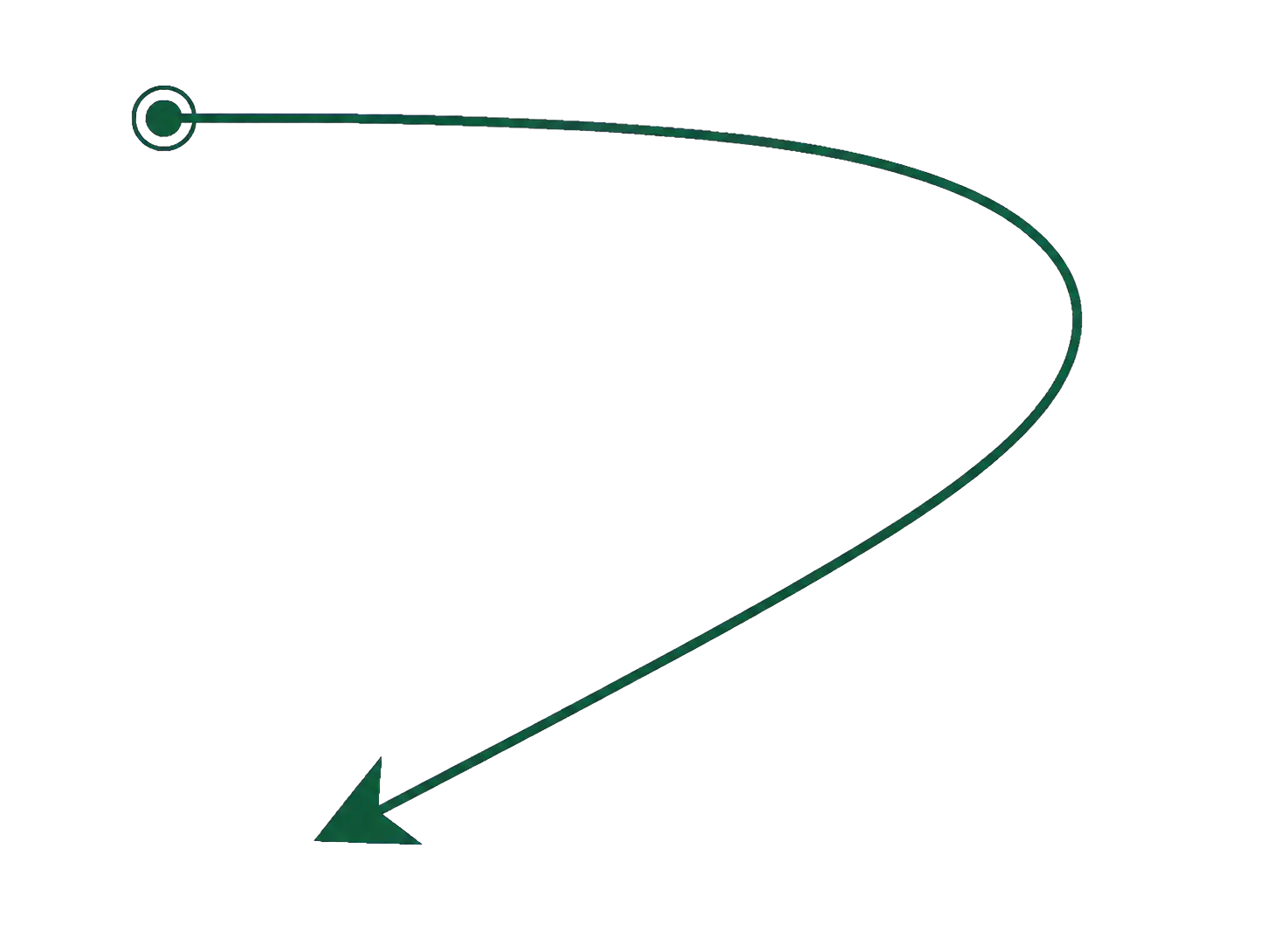 left pointing arrow icon